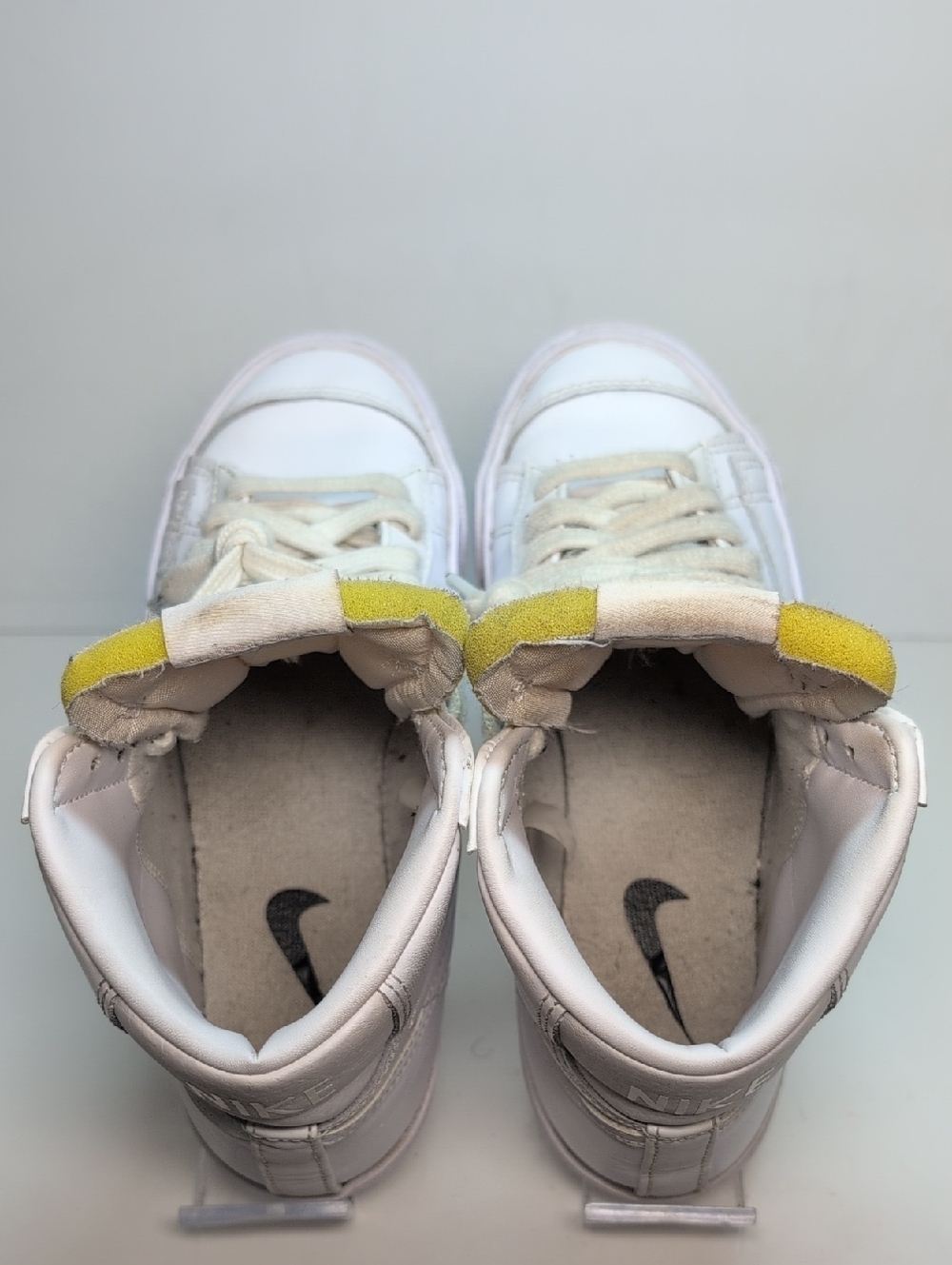 Nike Blazer mid 77 triple white high top sneakers womans size 5.5 EU 36 - Picture 5 of 14